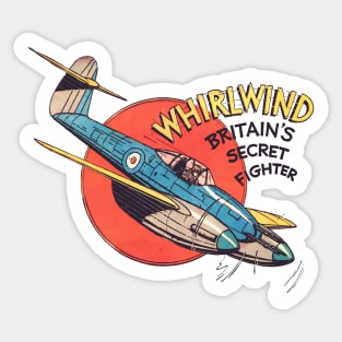 The Westland Whirlwind - WW2 Fighter Sticker